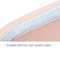 Bolsa de cosméticos portátil de gran capacidad, soporte para cepillos, cierre de cremallera, paquete de lavado para mujer con asa colgante multifuncional - details 5