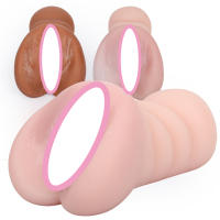 Taza de masturbación vaginal, productos para sexo Oral, pene, estimula la Coño de bolsillo, juguetes eróticos vaginales reales, Coño de patio trasero con gránulo masculino - details 0