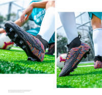 Zapatos de fútbol de caña alta para hombres y mujeres con uñas rotas TF, uñas rotas AG, uñas largas, zapatos de entrenamiento. - details 10