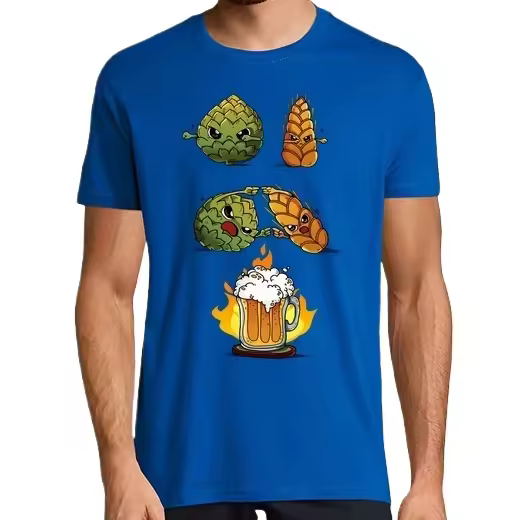 Fusion Cerveza Camisetas CERVEZA,Pack Regalo Camiseta Personalizada - 1