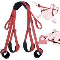 Leten BDSM Kit juguetes muñeca pierna restricción mano tobillo puño cama restricciones Bondage posición soporte juego sexual - details 0