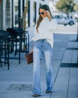 Jeans Acampanados de Cintura Alta para Mujer Pantalones con Bolsa Emo Estilo - details 5