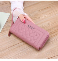 Carteras de Cuero PU para mujer, monedero largo con doble cremallera, bolso de mano de diseñador de lujo para teléfono - details 10