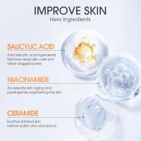 Limpiador Facial de Ácido Salicilico Control de Aceite Anti-Acné Blanqueador de Piel Suave - details 8