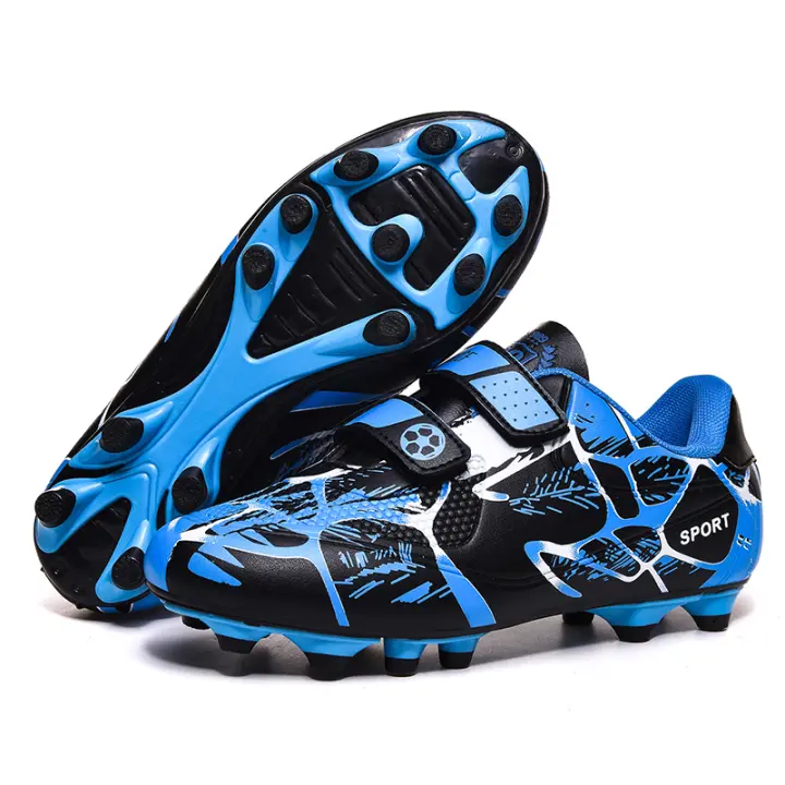 Zapatos de fútbol de la sociedad TF/FG para niños, botas de fútbol escolar, tacos de hierba, zapatillas de fútbol para niño y niña, zapatos de entrenamiento de Futsal al aire libre - 1