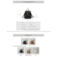 Mochila de viaje de ocio para mujer, bolsa pequeña simple, tendencia de moda versátil - details 0