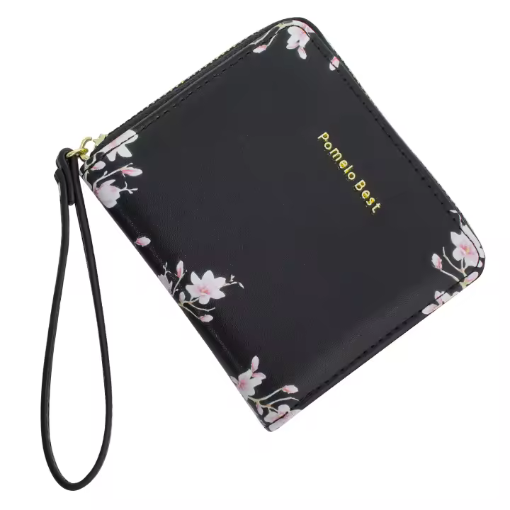 Monedero de piel para mujer con bloqueo RFID y compartimento para mujer/niña - 1