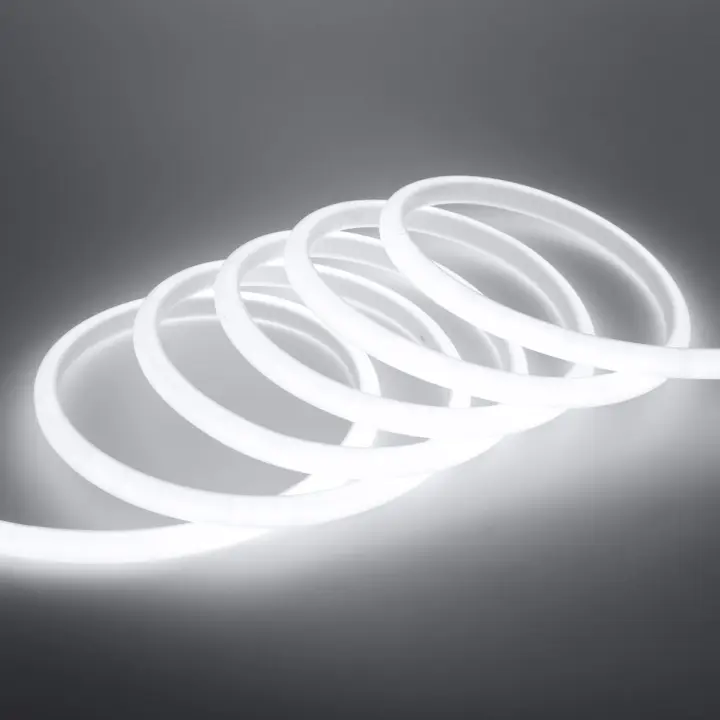 GAHADA Luz de Tira LED COB 220V Cinta Luminosa Impermeable de 288 LEDs/m Lámpara Cálida Blanca Natural - 1