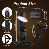 Massajeador Prostatal Vibratorio Herramienta de Autoestimulación para Hombres - details 3