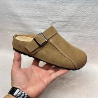 Zapatos Plataforma Retro Mujer 2025 Nueva Primavera Casual Versátil Lazy Nubuck Bolsa Cabeza Media Zapatilla - details 5