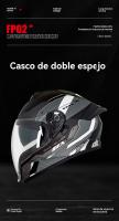 Casco moto integral hombre mujer aire libre trail Deportes Protector - details 0