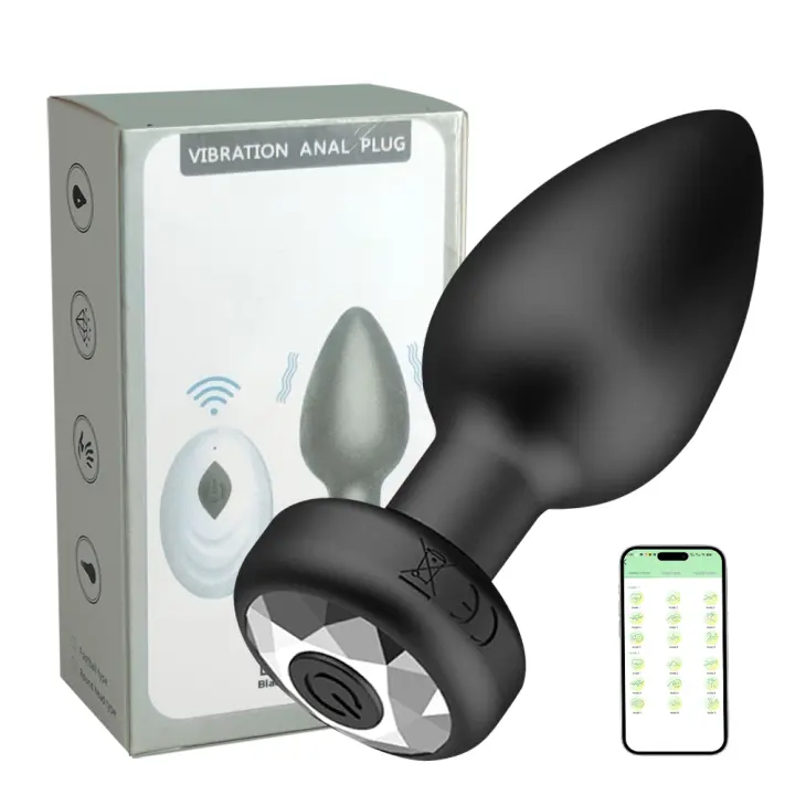 Estimulador Prostate de Inalámbrico Bluetooth Vibrador Anal con Control Remoto de Aplicación - 1