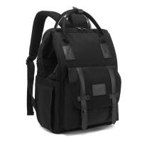 Bolsa de pañales,Mochila portabebés,Bolsa impermeable de almacenamiento,Bolsa de maternidad para viajes al aire libre,Productos para bebés,2 capas,Mochila de nylon gris - details 22