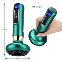 Masajeador eléctrico con ventosa al vacío, frascos de masaje adelgazantes con calor infrarrojo, anticelulitis, médico chino - details 9