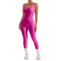 Mono ajustado para mujer, mono deportivo informal para todas las estaciones, ropa deportiva ajustada sin mangas, mono todo en uno, ropa para mujer - details 64