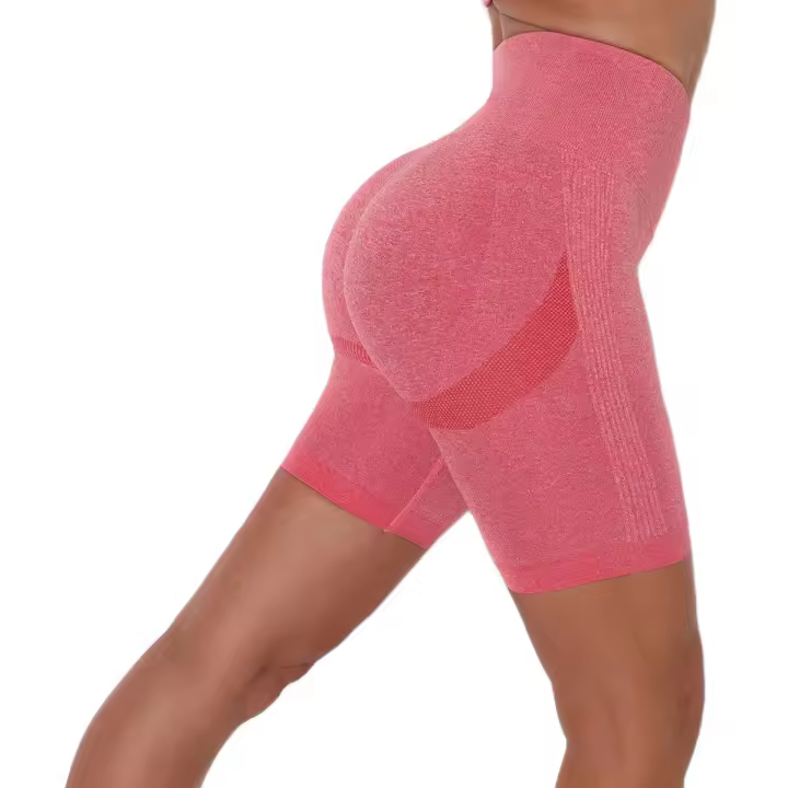 Nessaj-pantalones cortos deportivos para mujer, mallas sin costuras para yoga, gimnasio, fitness, levantamiento de glúteos - 1