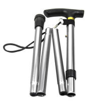 Bastón plegable telescópico, bastón LED para caminar, muletas para madre, padre mayor, escalada al aire libre - details 3