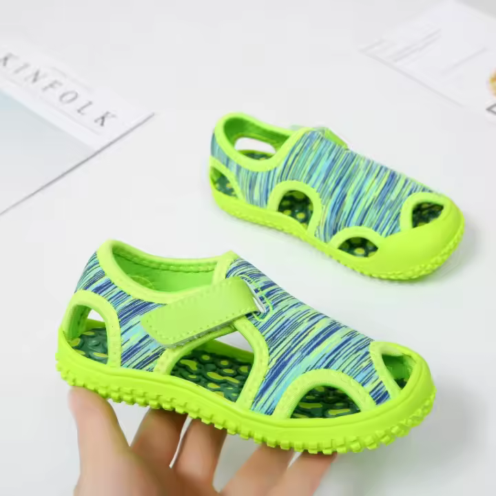 GIOIO Verano caliente niños bebé niñas niños antideslizante zapatillas de deporte al aire libre suela suave gancho sandalias de playa niños sandalias niñas zapatos de agua - 1