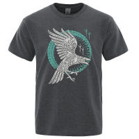 Camiseta de Manga Corta para Hombre, Ropa Informal con Estampado de Leyenda Vikinga Ragnar, Marca, Estilo Hiphop, Verano 2022 - details 15