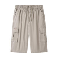 Pantalones Cargo Cortos de Algodón para Hombres CHAIFENKO Ajuste Regular, Múltiples Bolsillos, Transpirables para Verano al Aire Libre - details 1