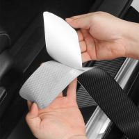New 4Pcs Car Threshold Strip Door Plate Sill Scuff Cover Sticker for fit Mercedes Benz - details 4