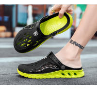 Sandalias de piscina para hombre, zapatos de playa cómodos para exteriores, zuecos de jardín, zapatillas antideslizantes de agua informales, chanclas de verano - details 11