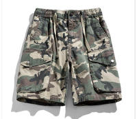 Pantalones Cargo de Camuflaje de Algodón 100% Pantalones Cortos Casuales para Hombres en Verano con Múltiples Bolsillos - details 3