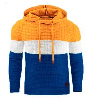 Suéter de Jacquard cálido de invierno para hombre, Sudadera con capucha de manga larga, sudaderas con capucha delgadas de otoño para hombre - details 12
