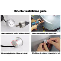 Kit de Sensor de estacionamiento con 4 Radar LED, pantalla Digital precisa de alarma de distancia de obstáculos, Kit Parktronic, Detector de Radar de marcha atrás - details 14