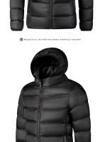 Chaqueta Parka de Invierno para Hombres Cálida, Gruesa, A Prueba de Viento, Moda Casual Elegante - details 5