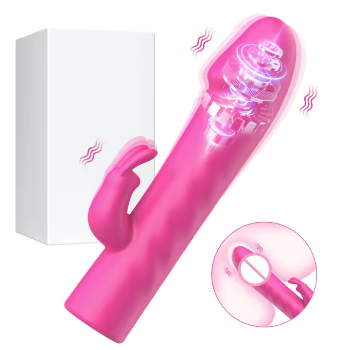 Potente vibrador de conejo para mujer, estimulador de clítoris, consolador de punto G, masajeador vaginal, masturbación femenina, Juguetes sexuales para adultos - 1