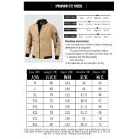 Otoño chaquetas con cuello levantado para hombre abrigos - details 0