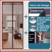 Cortina mosquitera Para Puerta,cortina de Puerta magnética,con Imanes de Cierre Automático y velcro - details 8