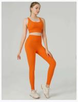 Sujetador y body de yoga, conjunto deportivo de gimnasio de yoga de 2 piezas para correr, ropa deportiva para mujer - details 15