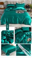 Juego de ropa de cama de alta calidad, funda nórdica de Color sólido, individual, doble, doble, tamaño King - details 8