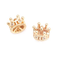 Colgante de Abalorio de Cuentas de Medio Agujero de Oro 18K Material de Metal de China - details 56