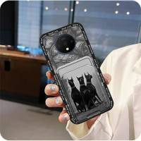 Funda trasera resistente a la suciedad para teléfono One Plus 7T/1 + 7T, bonita funda protectora a prueba de golpes para tarjetas, funda antipolvo con Graffiti - details 1
