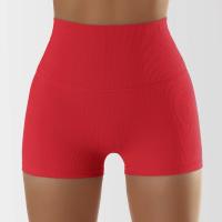 Pantalones cortos de ejercicio ajustados a la cintura, pantalones de yoga desnudos para levantamiento de cadera, leggings deportivos ajustados de cintura alta para mujer - details 13