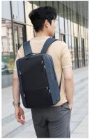 Mochila para Laptop de 15.6 pulgadas para Hombre Impermeable con Puerto de Carga USB Mochila de Negocios de Verano Resistente al Desgaste con Dacron Forro de Nylon - details 28