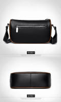 Nuevo estilo genuino para mujer, bolso cruzado de cuero suave a la moda, bolso de almohada de piel de vaca de primera capa - details 11
