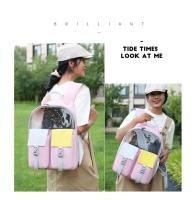 Mochila versátil de colores para gato, bolsa para perro, turismo en casa, portador de mascotas, nuevo - details 4