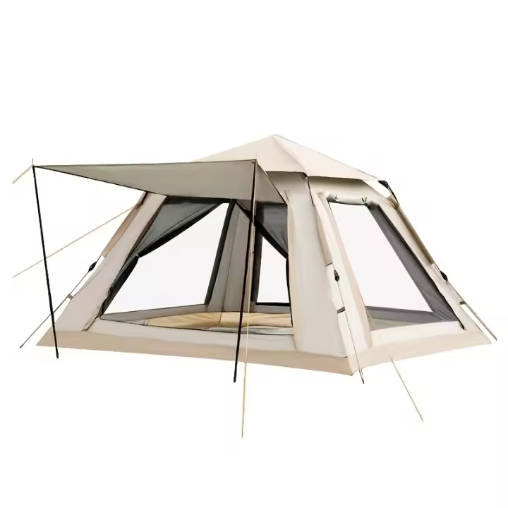 Tienda de campaña al aire libre a prueba de viento y lluvia con postes adecuados para acampar - 1