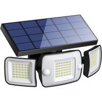 Luz Solar Exterior Focos Led Solares Potente 6000mAh Batería Luces Solares 1200LM con Sensor de Movimiento Garajes Luces de Jardin (2 paquetes) - details 8