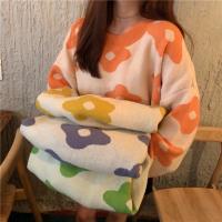 2024 ins nueva moda mujer suéteres invierno mujeres suéteres de flores sobre tamaño mujeres pullover suéteres - details 18