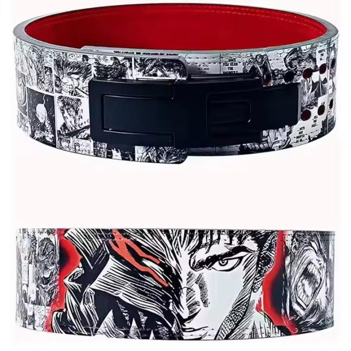 Cinturón de halterofilia, cinturón de piel de vaca de alta calidad para halterófilos y cartas de Crossfit. - 1