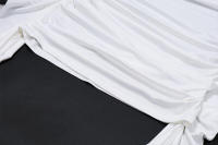 BUNO-Mini Vestido elegante con volantes y espalda descubierta para mujer, moda Y2K, sin mangas, con cuello Halter, vestidos sexys de corte bajo ajustado 2025 - details 11