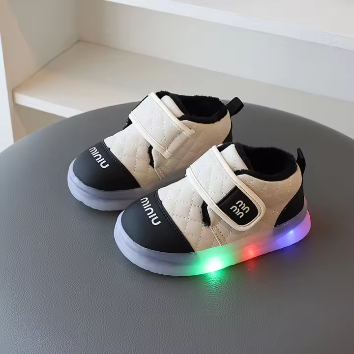Zapatillas de algodón para bebés Suaves, antideslizantes, para niñas y niños, 1-3 años de edad - 1