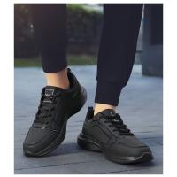 Zapatillas de deporte de cuero de alta calidad para hombre, zapatos informales impermeables, zapatillas ligeras para correr al aire libre, Tenis deportivos, zapatos planos masculinos - details 9