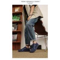 Zapatos descalzos minimalistas para hombre, zapatillas de punta ancha Zero Drop, malla transpirable, zapatos planos informales con cordones para caminar - details 22