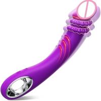 Vibrador de 10 Frecuencias G-spot Dildo Estimulación Intensa para Pasión Interior y Masaje Anal - details 0